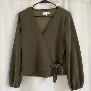Madewell Texture & Thread Tie Top (M)